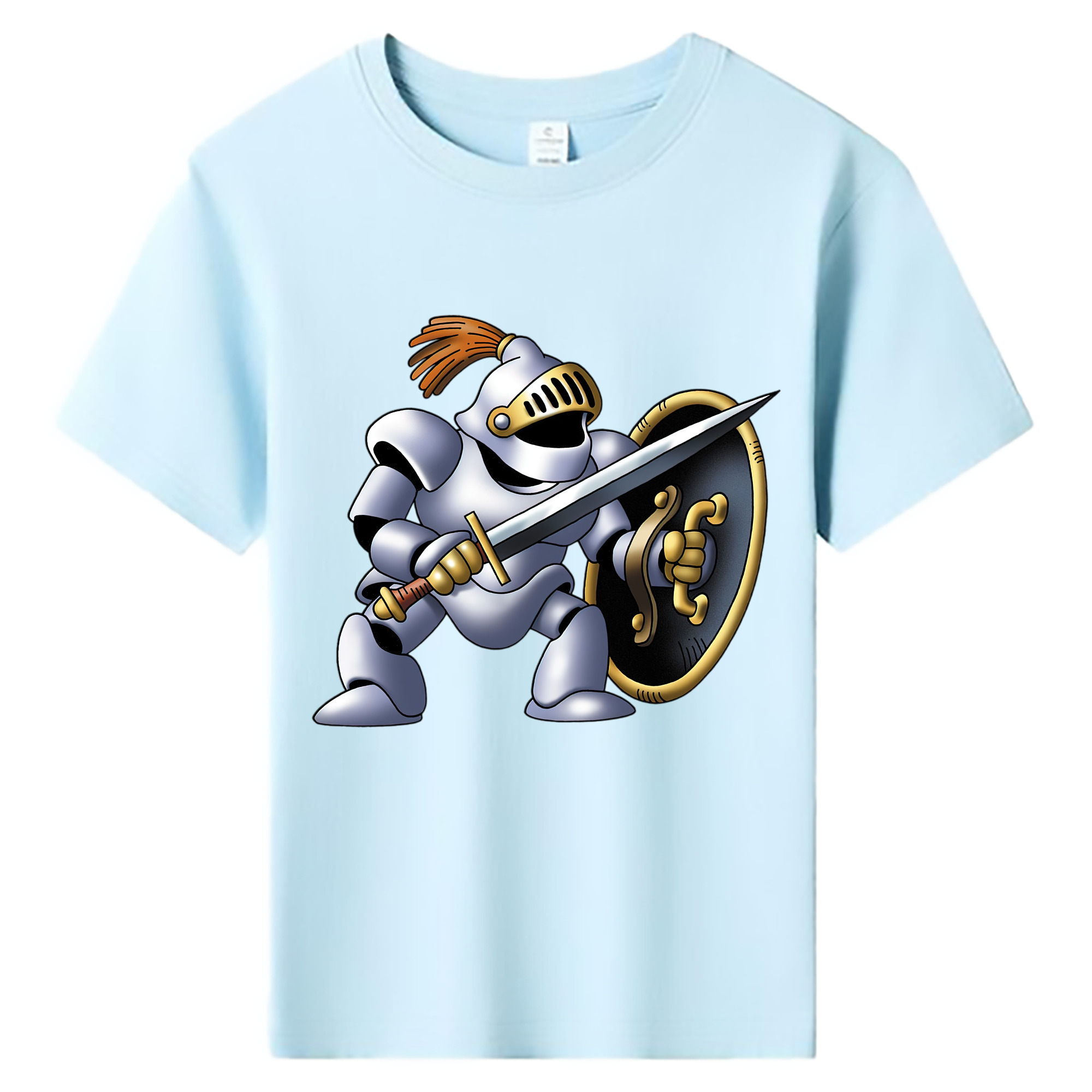 （画像用） ドラゴンクエスト Doragon Kuesuto Dragon Quest 綿100％キッズTシャツ（フロントプリント）